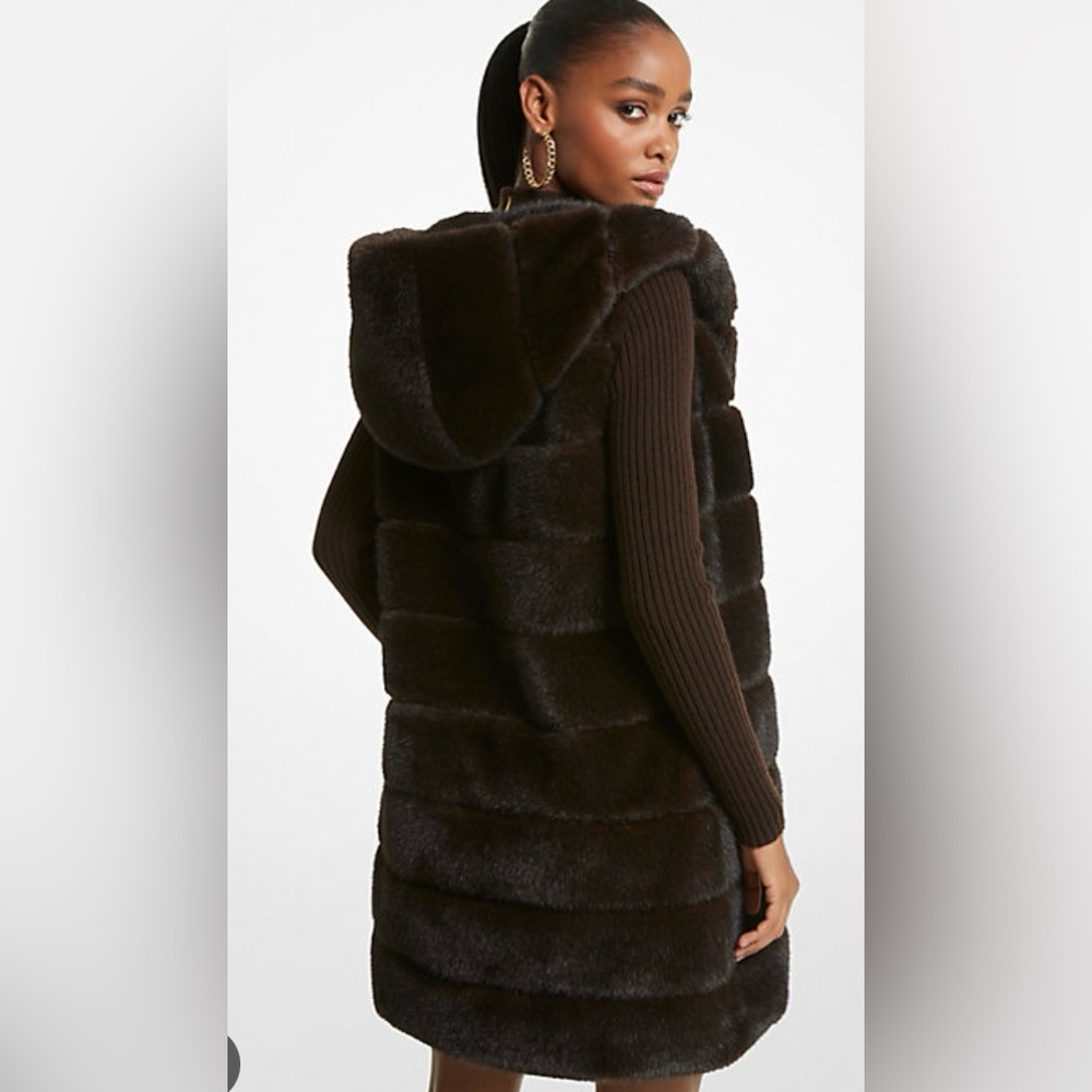 Michael Kors Faux Fur Vest